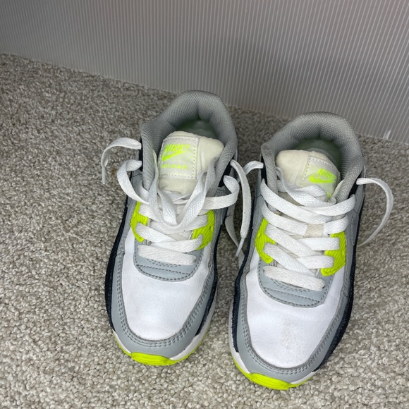 Kids size 13c Neon Green Air max. Pre own - Picture 2 of 4